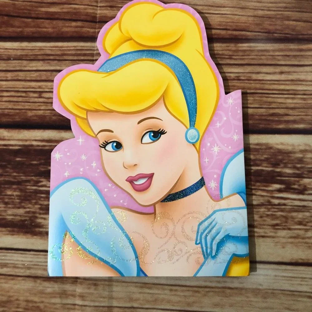 Hallmark Birthday Signature Cards ~Disney Cinderella Iconic Blue Honeycomb Gown